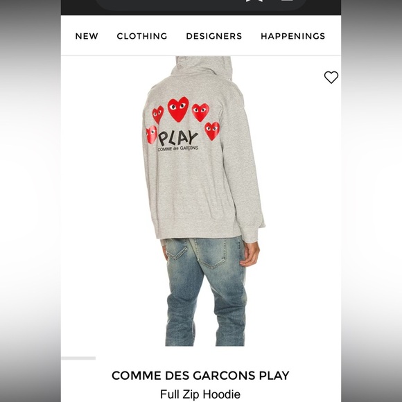 Comme des garcons Play Hoodie - Picture 1 of 8